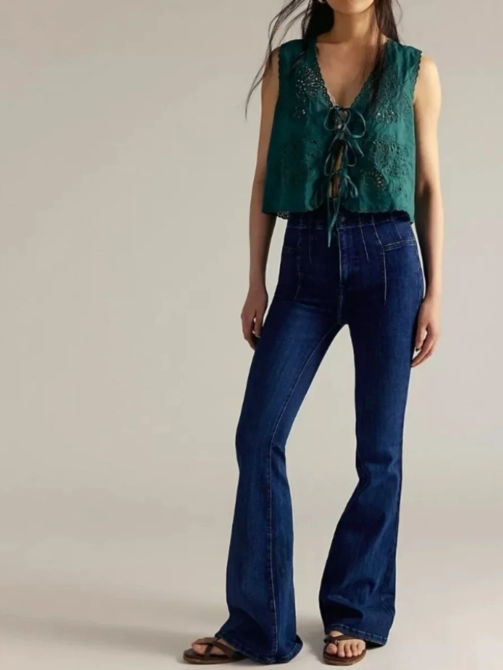 NWT FP We The Free | Jayde Flare Jeans In Night Sky